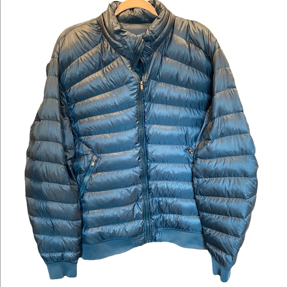 Lululemon Men's Teal Down Puffer Jacket Size Large